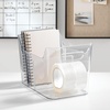 image:imageInterDesign iDesign Divided Fridge Organizer Bin with Handles Clear  Refrigerator or Freezer BinPack of 1