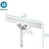image:imageInterDesign iDesign Shower Squeegee with Adhesive Hook  WhitePegs