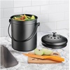 image:imageInterdesign 32650 Kitchen Compost Bin 13 Gallon CapacityPC Matte Black