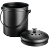 image:imageInterdesign 32650 Kitchen Compost Bin 13 Gallon CapacityPC Matte Black