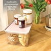 image:imageRosanna Pansino x iDesign Recycled Plastic Kitchen Storage Bin with Lid Clear BinLavender Sprinkles Lid 9 x 12 x 6ClearLavender