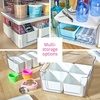 image:imageRosanna Pansino x iDesign Recycled Plastic Kitchen Storage Bins Includes 1 Large Bin with Lid and 2 Medium Bins Multicolored BinsMarshmallow Lid 6 x 12 x 6MultiMarshmallow