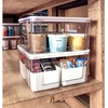 image:imageRosanna Pansino x iDesign Recycled Plastic Kitchen Storage Bins Includes 1 Large Bin with Lid and 2 Medium Bins Multicolored BinsMarshmallow Lid 6 x 12 x 6Marshmallow