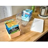 image:imageRosanna Pansino x iDesign Recycled Plastic Kitchen Storage Bins Includes 1 Large Bin with Lid and 2 Medium Bins Multicolored BinsMarshmallow Lid 6 x 12 x 6MultiMarshmallow