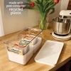 image:imageRosanna Pansino x iDesign Recycled Plastic Kitchen Storage Bins Includes 1 Large Bin with Lid and 4 Medium Bins Multicolored BinsMarshmallow Lid 12 x 12 x 6Marshmallow