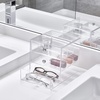 image:imageiDesign 3Drawer Stackable Sunglasses Organizer  Clear Glasses Storage Eyewear Display HolderClear
