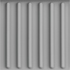 image:imageiDesign 63883 Lineo Silicone Kitchen Sink Tray for Sponges Scrubbers Soap Stovetop Spoon Holder 9 x 35 x 05 Gray  for CountertopsGray