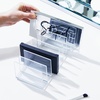 image:imageiDesign 7Section Makeup Palette Organizer and Storage  Set of 2  ClearMatte WhitePallet Organizer 2 pk