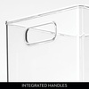 image:imageiDesign 8Piece Fridge or Pantry Storage Bins Clear  Plastic Water Bottle Organizer For KitchenCombo Pack