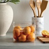 image:imageiDesign 8Piece Fridge or Pantry Storage Bins Clear  Plastic Water Bottle Organizer For KitchenCombo Pack
