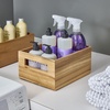 image:imageiDesign Acacia Wood Pantry Storage Bin with Handles  Natural10 x 8 x 5
