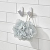 image:imageiDesign Adhesive Shower Hooks White Set of 2  Bathroom Storage Shower2 Circle Hooks
