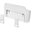 image:imageiDesign Adhesive Shower Hooks White Set of 2  Bathroom Storage ShowerBasket  Soap Dish Holder