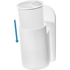 image:imageiDesign Adhesive Shower Hooks White Set of 2  Bathroom Storage ShowerDivided Tumbler