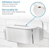 image:imageiDesign Adhesive Shower Hooks White Set of 2  Bathroom Storage ShowerToilet Paper Dispenser