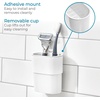 image:imageiDesign Adhesive Shower Hooks White Set of 2  Bathroom Storage ShowerTumbler