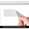 image:imageiDesign Airtight Canister with Peel N Place Erasable Label  ClearWhite  for Pantry StoragePack of 1