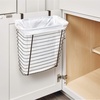 image:imageiDesign Axis Steel Over the Cabinet Storage Basket Organizer for Kitchen Pantry Bathroom Office Dorm Room 71 x 122 x 142 ChromeBronze