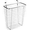 image:imageiDesign Axis Steel Over the Cabinet Storage Basket Organizer for Kitchen Pantry Bathroom Office Dorm Room 71 x 122 x 142 ChromeChrome