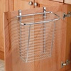 image:imageiDesign Axis Steel Over the Cabinet Storage Basket Organizer for Kitchen Pantry Bathroom Office Dorm Room 71 x 122 x 142 ChromeChrome