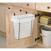 image:imageiDesign Axis Steel Over the Cabinet Storage Basket Organizer for Kitchen Pantry Bathroom Office Dorm Room 71 x 122 x 142 ChromeMatte Black