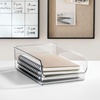 image:imageiDesign BPAFree Plastic Freezer and Fridge Organization Bin for Kitchen Fridge Freezer Pantry and Cabinet Organization The Linus Collection  11 x 7 x 35 Clear  BPAFree Plastic Freezer and Fridge Organization For Kitchen Pantry and Cabinet2 Pack