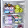 image:imageiDesign BPAFree Plastic Freezer and Fridge Organization Bin for Kitchen Fridge Freezer Pantry and Cabinet Organization The Linus Collection  11 x 7 x 35 Clear  BPAFree Plastic Freezer and Fridge Organization For Kitchen Pantry and Cabinet2 Pack
