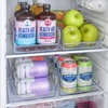 image:imageiDesign BPAFree Plastic Freezer and Fridge Organization Bin for Kitchen Fridge Freezer Pantry and Cabinet Organization The Linus Collection  11 x 7 x 35 Clear  BPAFree Plastic Freezer and Fridge Organization For Kitchen Pantry and Cabinet1 Pack