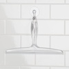 image:imageiDesign Bathroom Plastic Shower Squeegee ClearGreen Set of 2  Wall Hook IncludedClear