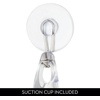 image:imageiDesign Bathroom Plastic Shower Squeegee ClearGreen Set of 2  Wall Hook IncludedClear