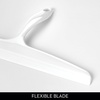 image:imageiDesign Bathroom Plastic Shower Squeegee ClearGreen Set of 2  Wall Hook IncludedWhite