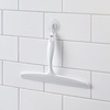 image:imageiDesign Bathroom Plastic Shower Squeegee ClearGreen Set of 2  Wall Hook IncludedWhite