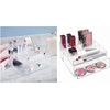image:imageiDesign Clarity BPAFree Plastic Organizer Drawer with Divided Tray 697 x 65 x 394 ClearCosmetic Organizer with Drawer