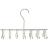 image:imageiDesign Classico Closet Organizer Rack for Ties Belts  14 Hooks SatinSatin Silver