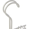 image:imageiDesign Classico Closet Organizer Rack for Ties Belts  14 Hooks SatinSatin Silver