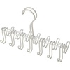 image:imageiDesign Classico Closet Organizer Rack for Ties Belts  14 Hooks SatinSatin Silver