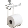 image:imageiDesign Classico Steel Toilet Paper Holder for Bathroom Storage Over the Tank Toilet Tissue Organizer ChromeChrome