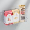 image:imageiDesign Classico Steel Wire OverTheCabinet Door Hanging Storage Basket  52 x 114 x 134 Chrome