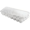 image:imageiDesign Clear Plastic Egg Holder for Fridge with Lid 21 Egg  Storage Container Organizer BinClear