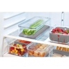 image:imageiDesign Crisp Produce Plastic Refrigerator and Modular Stacking Pantry Bin with Lid and Removable Inner Basket Perfect for Washing Vegetables Fruit Lettuce BPA Free 1572 x 632 x 376  Drain Tray For Fruits amp Veggies ClearPack of 1
