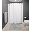 image:imageiDesign Curved Metal Shower Curtain Rod Adjustable Customizable Curtain Rod for Bathtub Stall Closet Doorway 4172 Inches Matte Black79077Matte Black