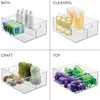 image:imageiDesign Divided Pantry Bin Clear  Kitchen Storage Organize Snacks and ProducePack of 1