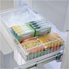 image:imageiDesign Divided Pantry Bin with Handle Clear  For Pantry For Refrigerator For FreezerPack of 1