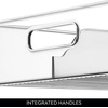 image:imageiDesign Divided Pantry Bin with Handle Clear  For Pantry For Refrigerator For FreezerPack of 1