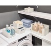 image:imageiDesign Eco BPAFree Recycled Plastic 119 Medium Storage Bin with Handles CoconutWhite
