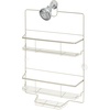image:imageiDesign Everett Wide Metal Hanging Shower Caddy Bath Organizer Holds Shampoo Razors Conditioner Soap 155 x 414 x 2521 Satin