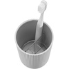 image:imageiDesign Fluted Soap Dispenser GrayClear  Kitchen or BathroomGrayClear