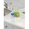 image:imageiDesign Forma Lupe Stainless Steel Metal Sink Dish Drainer Plastic Tray Kitchen Drying Rack For Glasses Silverware Bowls Plates 133 x 175 x 52 BronzeDrainboard