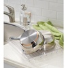 image:imageiDesign Forma Lupe Stainless Steel Metal Sink Dish Drainer Plastic Tray Kitchen Drying Rack For Glasses Silverware Bowls Plates 133 x 175 x 52 BronzeDrainboard