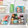 image:imageiDesign Fridge Storage Bin Set with a Soda Can Dispenser Set of 4  Clear  Made in USABin Set